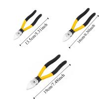 Alicates diagonales de 5/6/8 pulgadas, mango ergonómico con resorte, alicates de corte de boca de agua, ahorro de tiempo, profesional - details 0