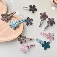 Clips de Cabello de Conejo BB de Flores Brillantes 10 Piezas Hechas a Mano para Niñas Lindas - details 4