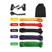 Banda de resistencia al estiramiento de látex, bandas elásticas expansoras para deporte, banda de asistencia para dominadas, entrenamiento en casa, equipo de gimnasio Pilates - details 4