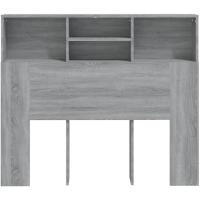 Mueble de Cabeza de Armario de Dormitorio Blanco Estantería de Pared con Almacenamiento - details 25