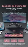LT104 Teclado Tri-Modo RGB Personalizado Inalámbrico 2.4G Bluetooth Teclado Mecánico de Oficina - details 15