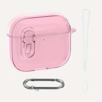 Funda protectora de TPU para Airpods 4, cubierta transparente con mosquetón, a prueba de polvo, golpes y caídas, 2024 - details 10
