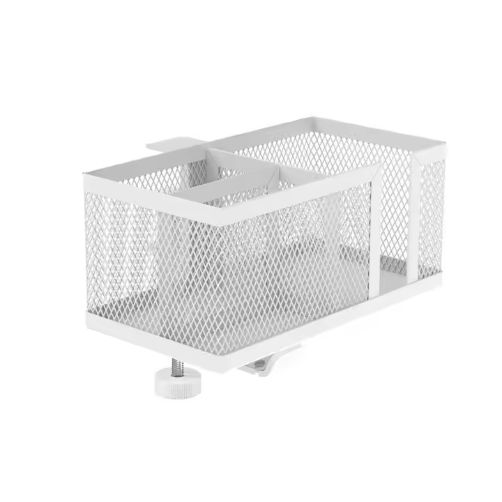 Clip desmontable en portavasos de escritorio, colgador de auriculares ajustable antideslizante debajo del escritorio, Clip de Metal, fácil instalación - 1