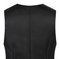 Chaleco de traje de Color puro para hombre, chaleco de negocios ajustado de un solo pecho, chaleco Formal con cuello en V para hombre, chaleco para hombre - details 14