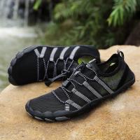 Zapatos tácticos de senderismo de malla transpirable para hombres y mujeres, antideslizantes, duraderos, trekking, escalada, aguas arriba, vadear, zapatillas de agua - details 19
