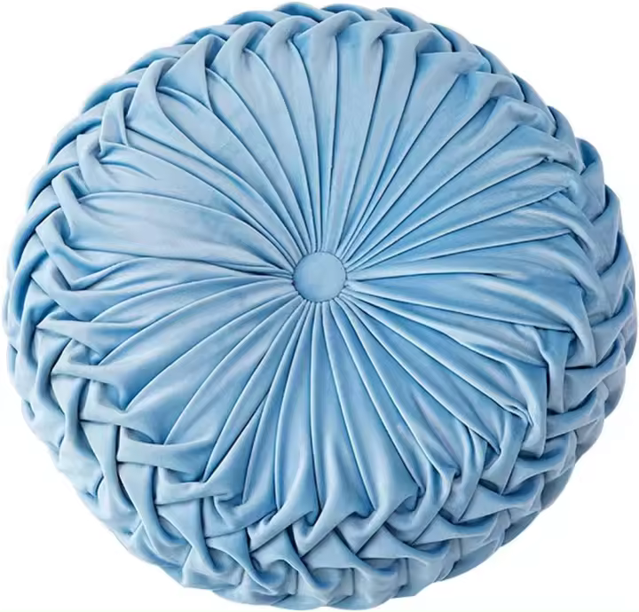 Almohada de terciopelo redonda de calabaza 3D decorativa para sofá, sofá cama, silla 15 - 1