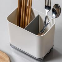 Escurridor de cuchara, cubo, palillos, cesta de tubo, soporte de almacenamiento de vajilla, estante organizador de cocina, caja de drenaje para palillos, estante para cubiertos - details 11