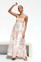 Vestidos largos de playa estampados para mujer, vestido largo bohemio con tirantes finos para vacaciones, informal, A-e, verano 2024 - details 15
