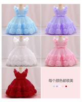 Vestido de verano para niña, de tul, con volantes, estilo princesa, para actuación de piano. - details 2
