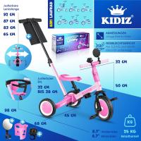 Bicicleta de Equilibrio, Triciclo para niños de 1 año a 5 Años, Capacidad de Carga hasta 25kg, Incl. Manillar/Barra de Seguridad/Cinturón de Seguridad/Timbre/Espejo. - details 30