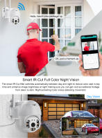 Cámara de Seguridad ICSEE 4MP PTZ WIFI Apróbola Impermeable IP66 Vigilancia de Video para el Hogar - details 4