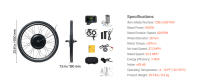 Kit de conversión de bicicleta eléctrica SucceBuy de 1000 W - Rueda delantera de 48 V y 26 pulgadas para las mejores paseos - details 5