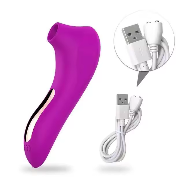 Vibrador de succión de Vagina, estimulador de clítoris de succión de lengua Oral, Juguetes sexuales para adultos, masturbador erótico para mujeres - 1