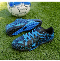 Zapatos de fútbol para hombre, botas de fútbol para exteriores, zapatos de tacos de fútbol para niños, zapatillas de entrenamiento antideslizantes transpirables, entrenadores de Futsal de césped - details 26