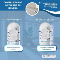 Silla de Baño Giratoria Lago Resistente al Agua, Anatómica, Para Personas Mayores con Discapacidad o Reducción de Movilidad - details 2