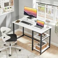Escritorio de Computadora con Estantes Reversibles Mesa de Oficina para Ahorro de Espacio - details 5
