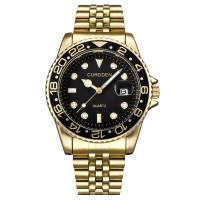 Relojes de marca famosa de lujo para hombres, relojes de cuarzo con calendario informal y banda de acero inoxidable a la moda para estudiantes y niños, relojes masculinos verdes 2024 - details 5