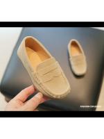 Zapatos planos de cuero para niño, mocasines informales versátiles, clásicos y sencillos, antideslizantes, para la escuela, primavera y otoño - details 17