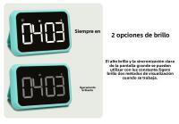 Temporizador Electrónico LED Moderno Y Sencillo Para Estudiantes Temporizador Digital Recordatorio De Cuenta Atrás Para Cocina - details 4