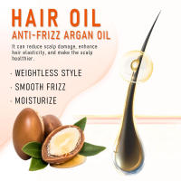 El aceite de nuez marroquí hidrata, suaviza y repara el cuidado del cabello seco y encrespado en la cola - details 4
