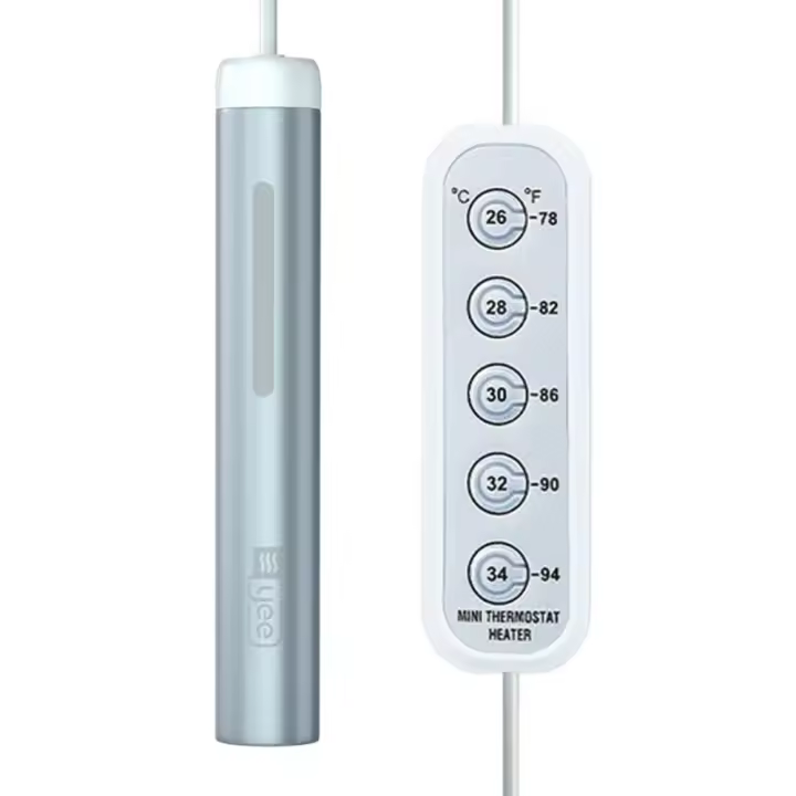 Calentador sumergible para acuario, 25/50/75W, pantalla Digital, varilla calefactora de agua ajustable, ventosa, Control de temperatura - 1