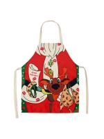 Decoraciones navideñas para el hogar, delantal de Papá Noel, regalo de Año Nuevo, 68x55cm, 1 unidad - details 3
