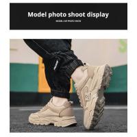 Zapatillas Casuales Para Hombre Con Plataforma Y Cordones Tenis Absorbente De Sudor Vestido Vulcado Estudiante Senderismo Zapatillas Hombre 2024 - details 9
