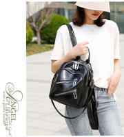 Nueva mochila de cuero suave para mujer, estilo lindo y moderno, adecuada para ir de compras y viajar, bolso versátil de Color sólido - details 10