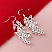 Pendientes de estrella de cinco puntas de Plata de Ley , joyería de moda, regalos de fiesta de navidad - details 15