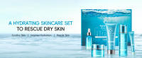 Kit de cuidado facial y de piel QUIYUM, Limpiador, tónico, suero, crema para ojos, humectante