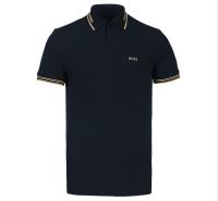 BOSS Polo ajustado de algodón elástico Camiseta de verano - details 4