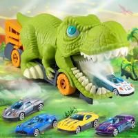 Set de Juguete de Camión Ingeniería de Dinosaurios Vehículo de Aprendizaje STEM con Luz y Sonido - details 1