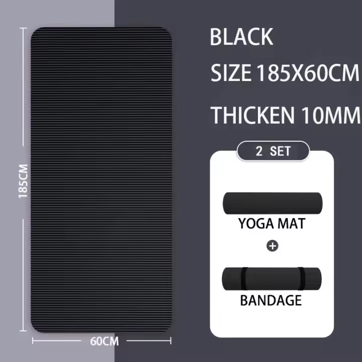 Estera de Yoga Antideslizante de Alta Densidad 15MM/20MM Ideal para Fitness y Deportes en Casa - 1