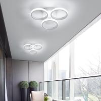 Goeco Lámpara LED Diseño Moderno nórdico 24W de Iluminación Blanca Instalación en techo semi-flush - details 1