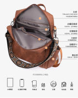Mochila para mujer, mochila retro ligera para niñas, bolso de hombro de doble propósito, de viaje, de ocio, de gran capacidad. - details 19