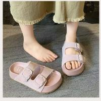 Sandalias de Playa para Mujer de Verano Tacón Grueso, Punta Abierta, Clásico Simple, Suave Externo, Versión de Moda de Verano - details 12
