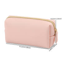 Bolso De Cosméticos Para Mujer Impermeable PU Cuero Monedero De Maquillaje Portátil Organizador De Viaje Estuche De Almacenamiento De Toallitas - details 4