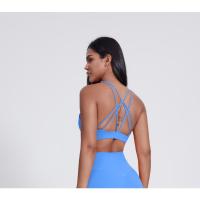 Sujetador deportivo con cordones para mujer, gimnasio, Fitness, Yoga, ropa deportiva transpirable para entrenamiento - details 6