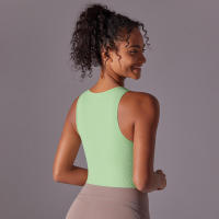 Sujetador de Yoga sin Costuras Alto Impacto Deportivo, Top de Cultivo A Prueba de Golpes, Secado Rápido, Ideal para Ciclismo y Gimnasio - details 21