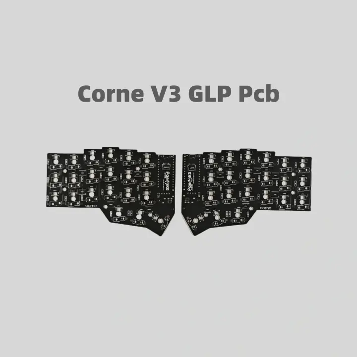 Corne V3 Gateron Teclado dividido de perfil bajo PCB Material de teclado dividido de cuerno personalizado Kit de teclado dividido Corne GLP inalámbrico/con cable - 1