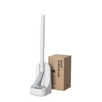 Escobilla de Baño de Silicona Estándar Cepillo de Cerda Flexible para Secado Rápido, Limpieza WC 360 Incluye Soporte Escobillero Antigoteo, Montaje Suelo o Pared - details 12