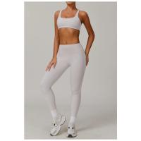 Sujetador deportivo de alto soporte con cuello en U y espalda en Y, ropa deportiva gruesa para mujer, Top deportivo - details 10