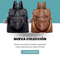 Mochila Antirrobo Mujer Urbana Polipiel Cómoda y Duradera - details 0