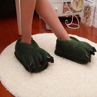 Suaves Zapatillas de Invierno de Dinosaurio Monstruo Calidez para Hombres, Mujeres, Niños - details 7