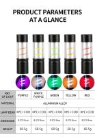 Luz LED Retro multifuncional para acampar, luz ambiental tipo C recargable por USB, 4 modos, impermeable para pesca y Camping - details 9