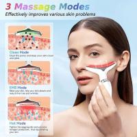 Masajeador antiarrugas en 7 colores, dispositivo de estiramiento Facial para apretar la belleza del cuello y la cara, herramienta para el cuidado de la piel con papada - details 15