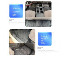 Alfombrilla universal antideslizante para pies de coche, alfombrilla lavable para pies de coche, alfombrilla ajustable para pies - details 3