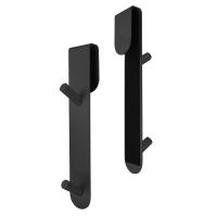 Gancho trasero para puerta de ducha de acero inoxidable, resistente al óxido, sin perforaciones, toallero para puerta de vidrio, colgador de albornoz antideslizante Simple - details 15