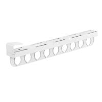 Barra extensible extraíble para armario, colgador de almacenamiento de ropa montado en la parte superior, para colgar ropa Riel, pantalones y más - details 0