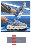 Primavera y verano, tallas grandes, para correr, informales, versátiles, tejidos con mosca, hombres de moda, zapatos deportivos de malla para hombres - details 14